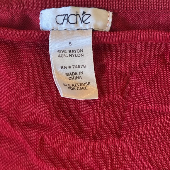 Vintage Cache Peplum Top - Picture 2 of 5